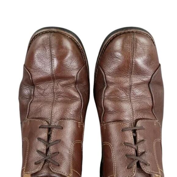 Johnston & Murphy Shoes Mens 10 Oxford Derby Casual Dress Leather Comfort Brown main image 10